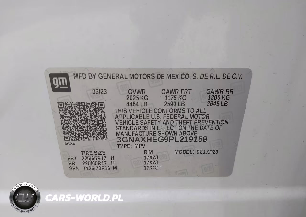 2023 Chevrolet Equinox Fwd Ls VIN:3GNAXHEG9PL219158 - 9