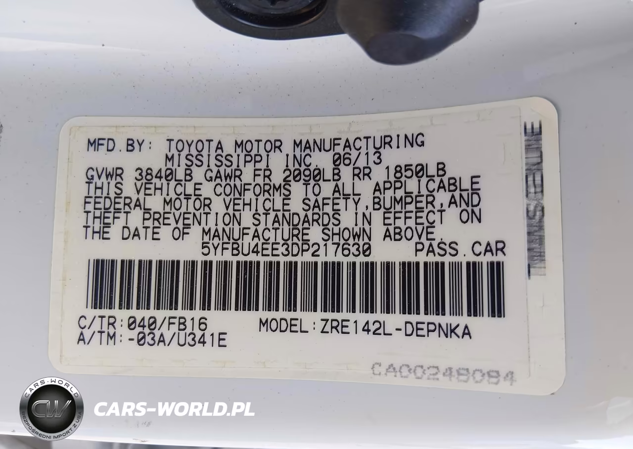 2013 Toyota Corolla Le VIN:5YFBU4EE3DP217630 - 9