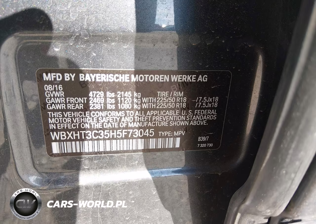 2017 BMW X1 xDrive28I VIN:WBXHT3C35H5F73045 - 9