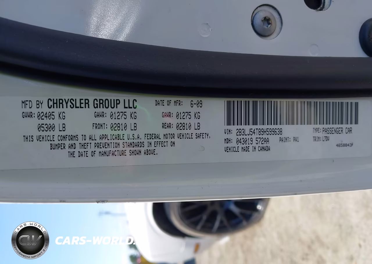 2009 Dodge Challenger R-T VIN:2B3LJ54T89H599638 - 9