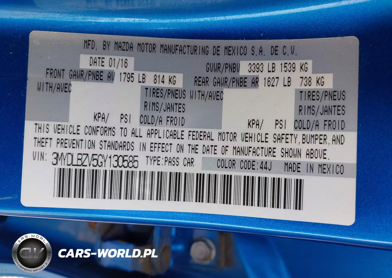 2016 Scion Ia VIN:3MYDLBZV5GY130585 - 9
