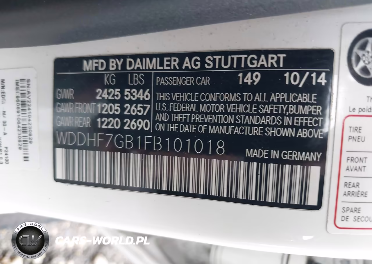 2015 Mercedes-Benz E 63 Amg S 4Matic VIN:WDDHF7GB1FB101018 - 9