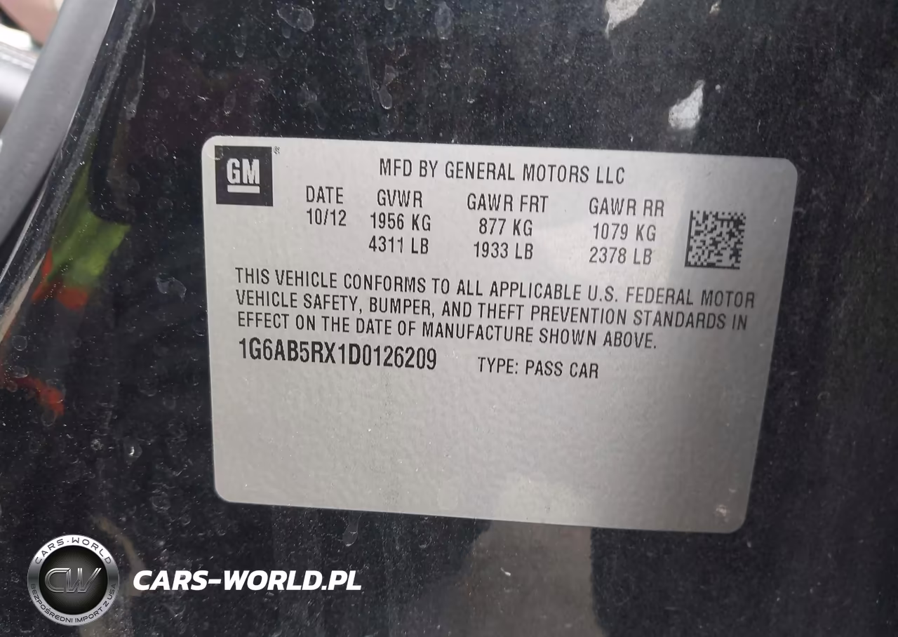2013 Cadillac Ats Luxury VIN:1G6AB5RX1D0126209 - 9