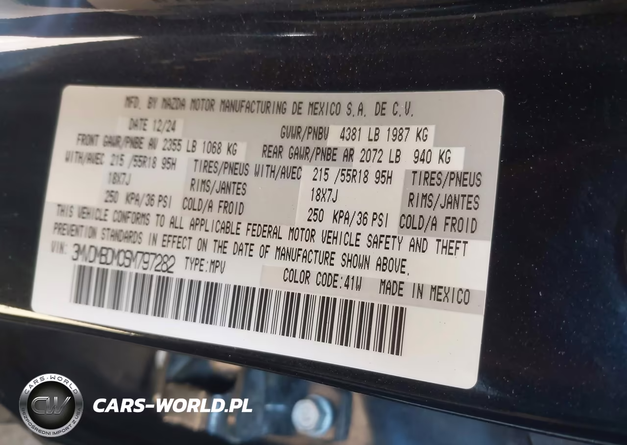 2025 Mazda Cx-30 2.5 S Premium Package VIN:3MVDMBDM0SM797282 - 9