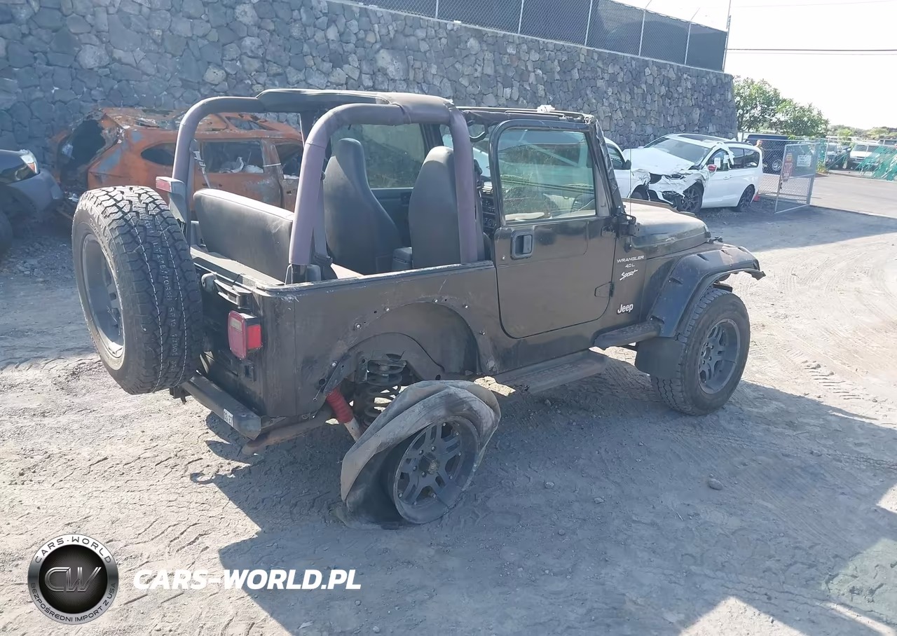 2000 Jeep Wrangler Sport VIN:1J4FA49S6YP782952 - 4