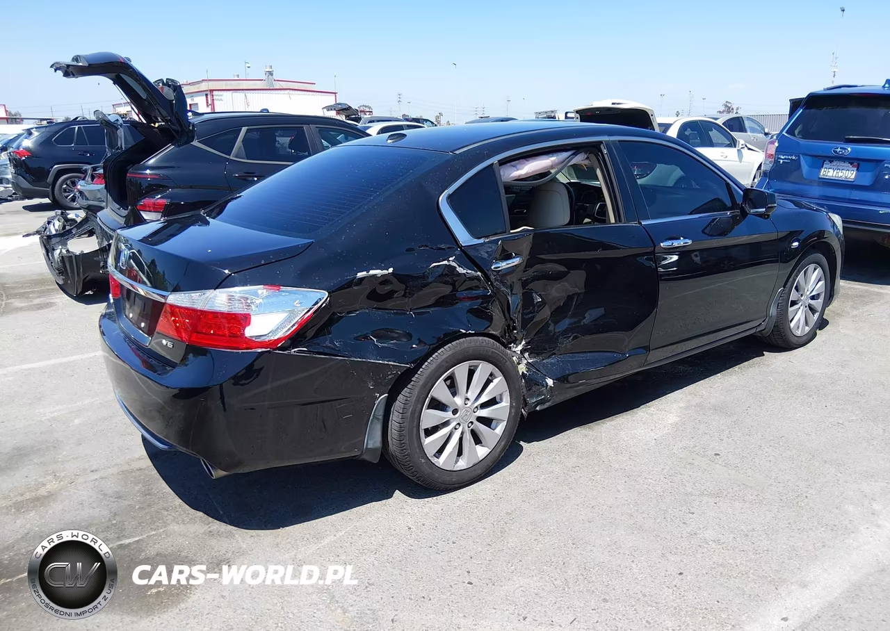 2014 Honda Accord Ex-L V-6 VIN:1HGCR3F84EA019073 - 4