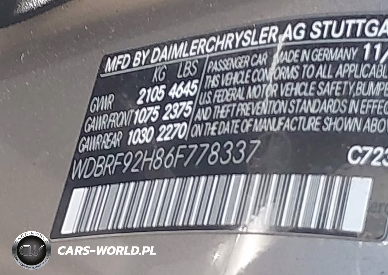 2006 Mercedes-Benz C 280 Luxury 4Matic VIN:WDBRF92H86F778337 - 9