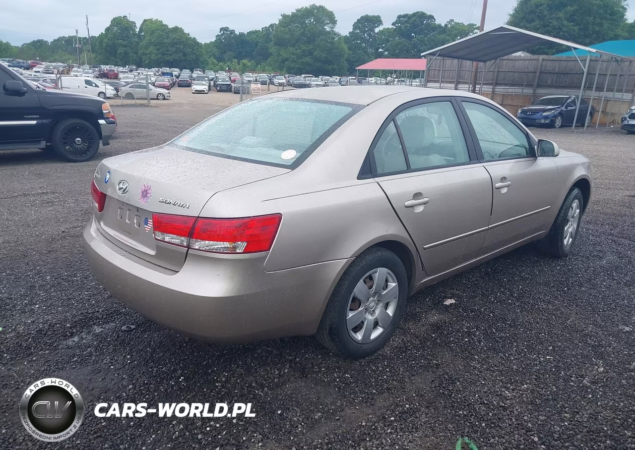 2006 Hyundai Sonata Gl VIN:5NPET46C16H102411 - 4