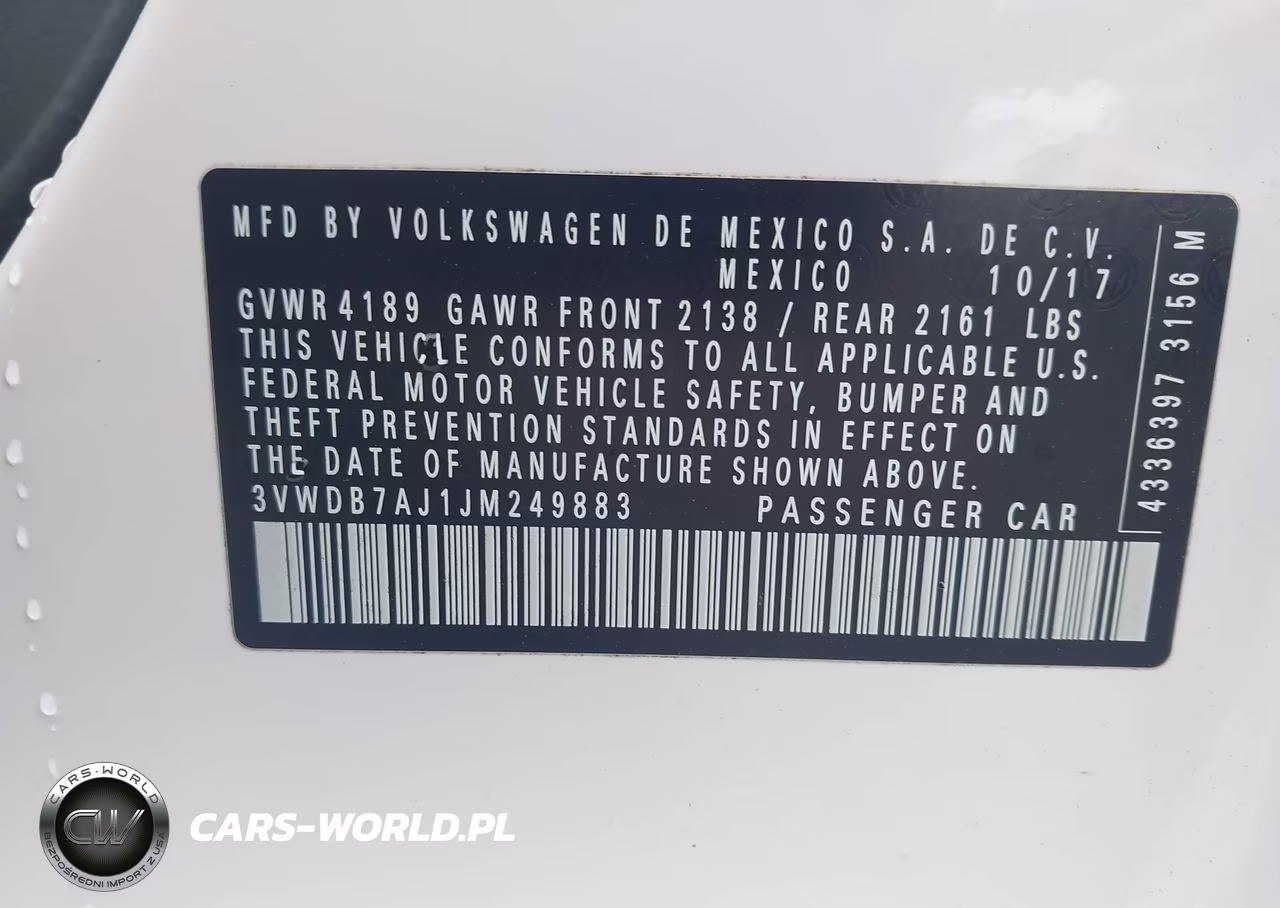 2018 Volkswagen Jetta 1.4T Se-1.4T Wolfsburg Edition VIN:3VWDB7AJ1JM249883 - 9