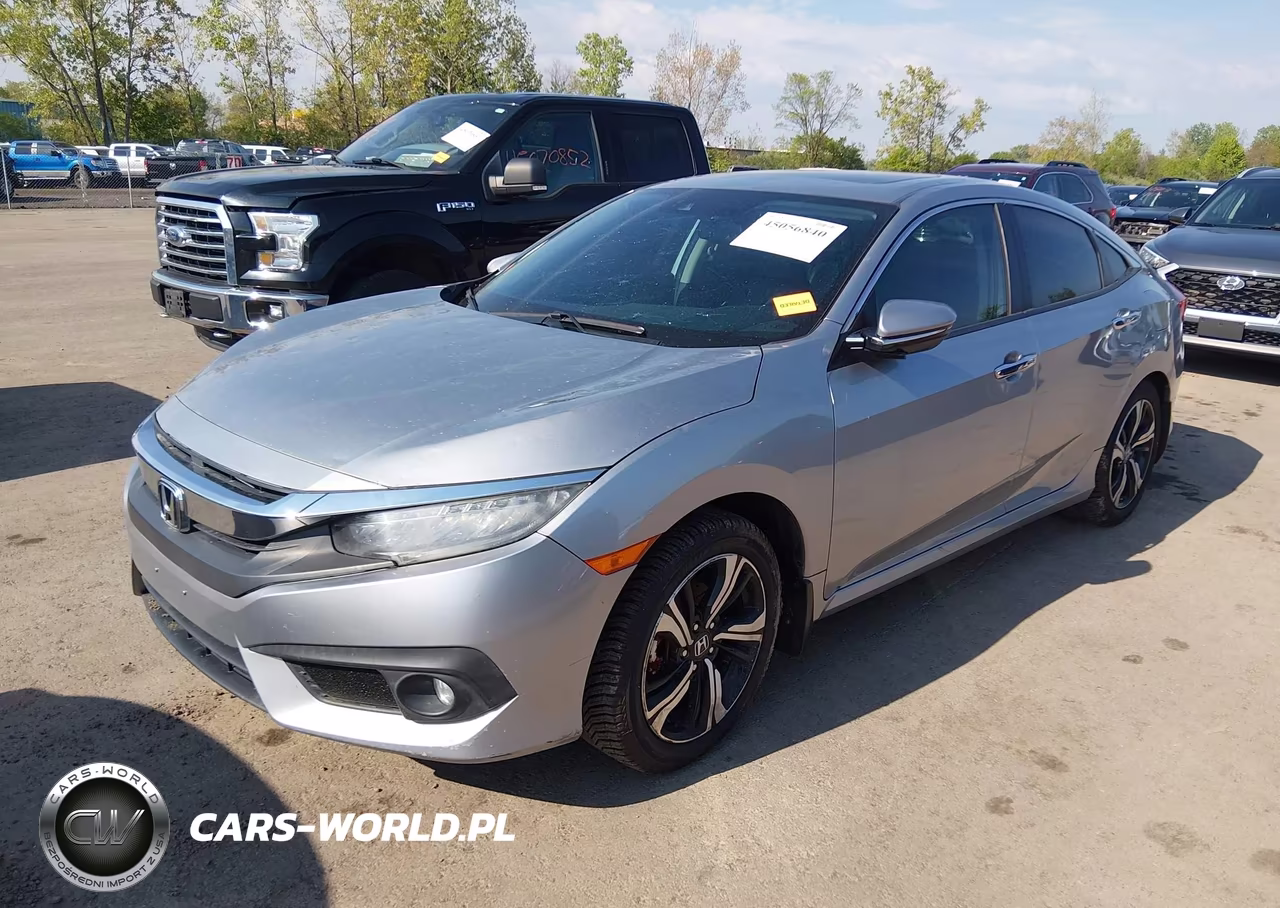 2016 Honda Civic Touring VIN:19XFC1F96GE001586 - 2
