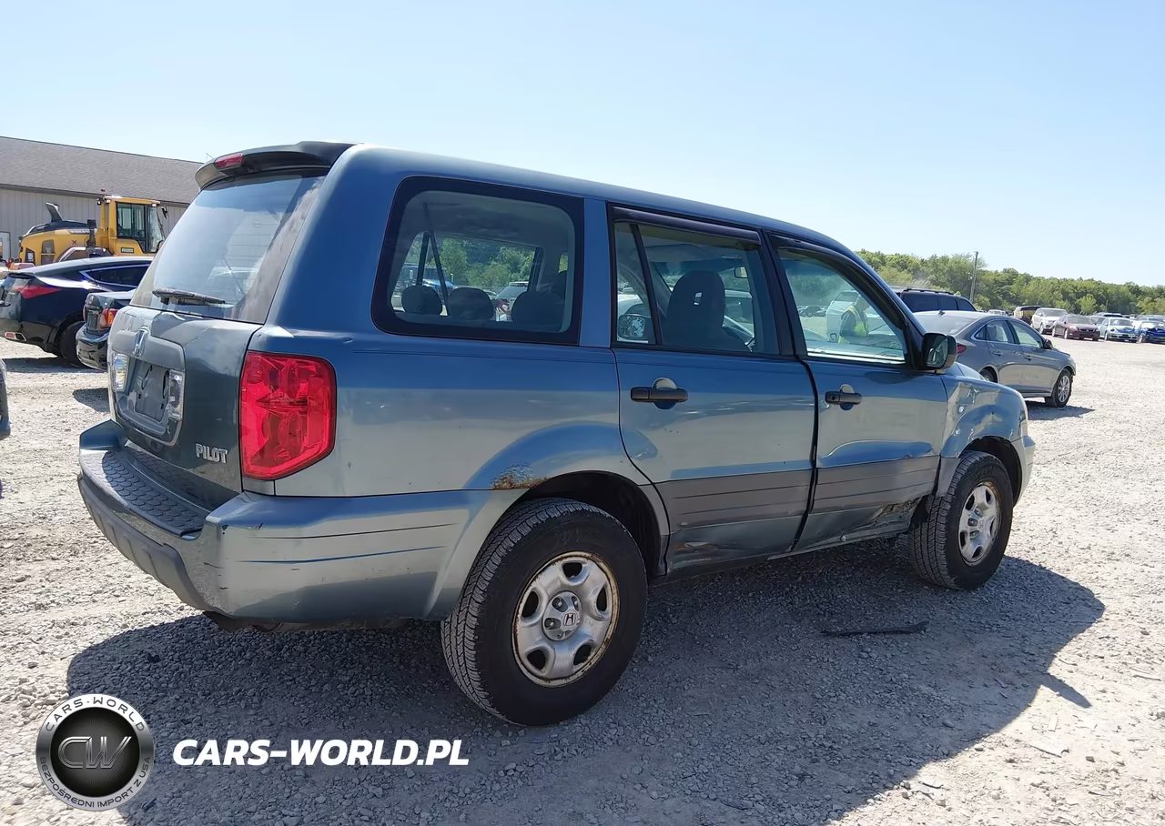 2005 Honda Pilot Lx VIN:2HKYF18185H559231 - 4