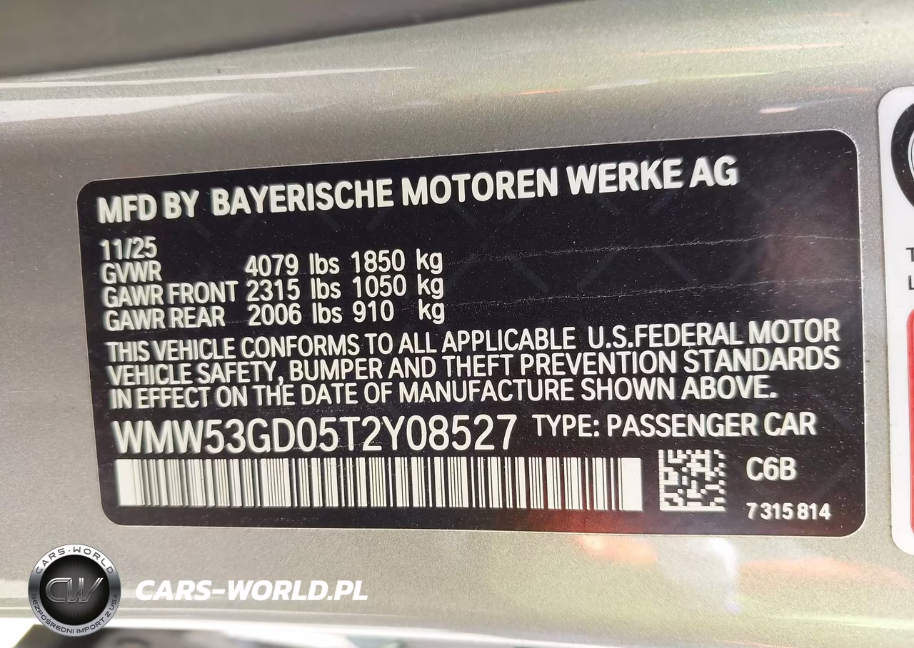 2026 Mini Hardtop Cooper S VIN:WMW53GD05T2Y08527 - 9