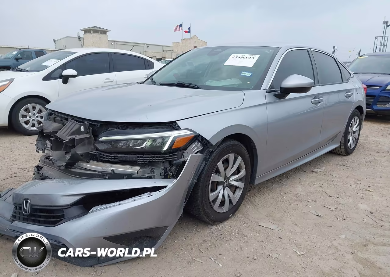2022 Honda Civic Lx VIN:2HGFE2F20NH532191 - 2