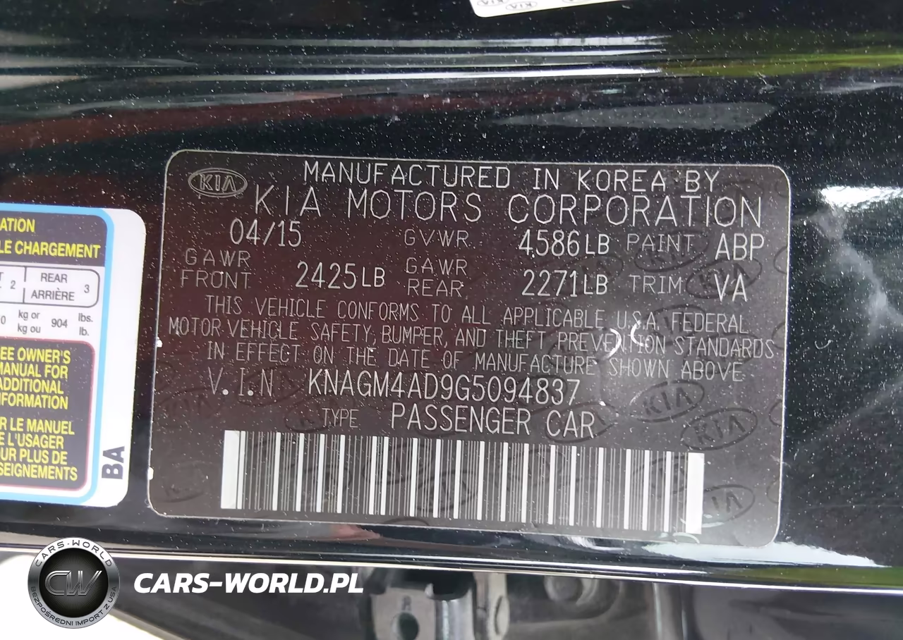 2016 Kia Optima Hybrid VIN:KNAGM4AD9G5094837 - 9