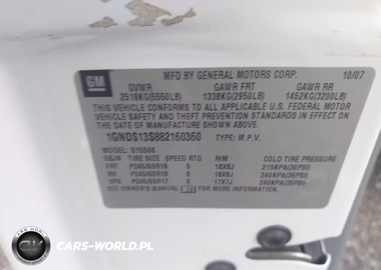 2008 Chevrolet Trailblazer Lt VIN:1GNDS13S882160360 - 9