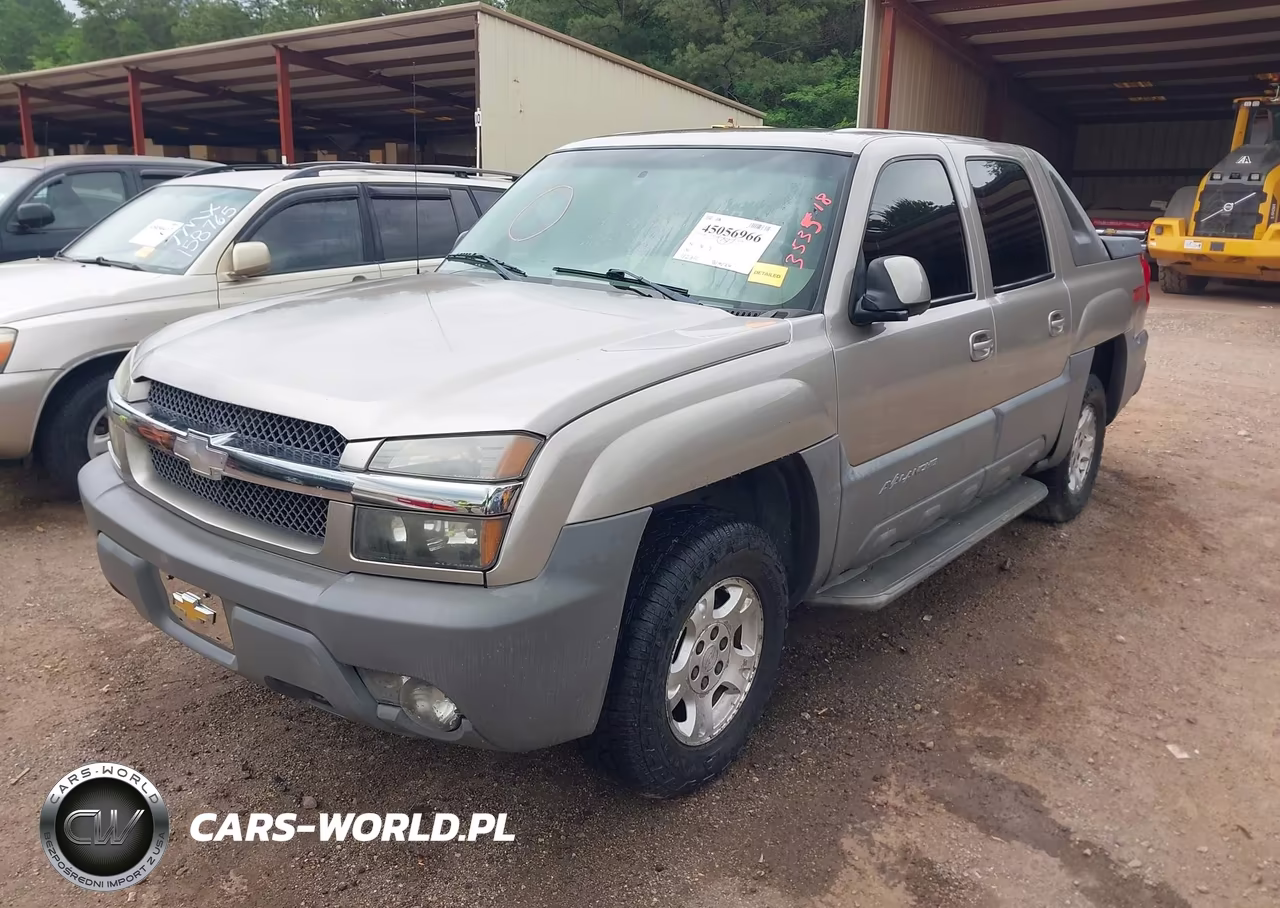 2002 Chevrolet Avalanche 1500 VIN:3GNEK13T22G353518 - 2