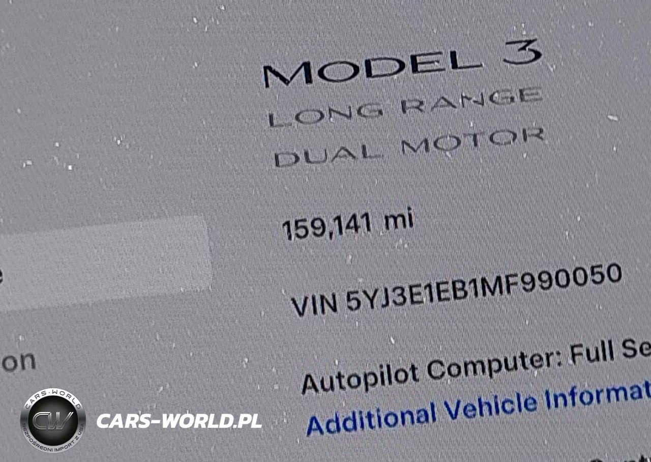 2021 Tesla Model 3 Long Range VIN:5YJ3E1EB1MF990050 - 16