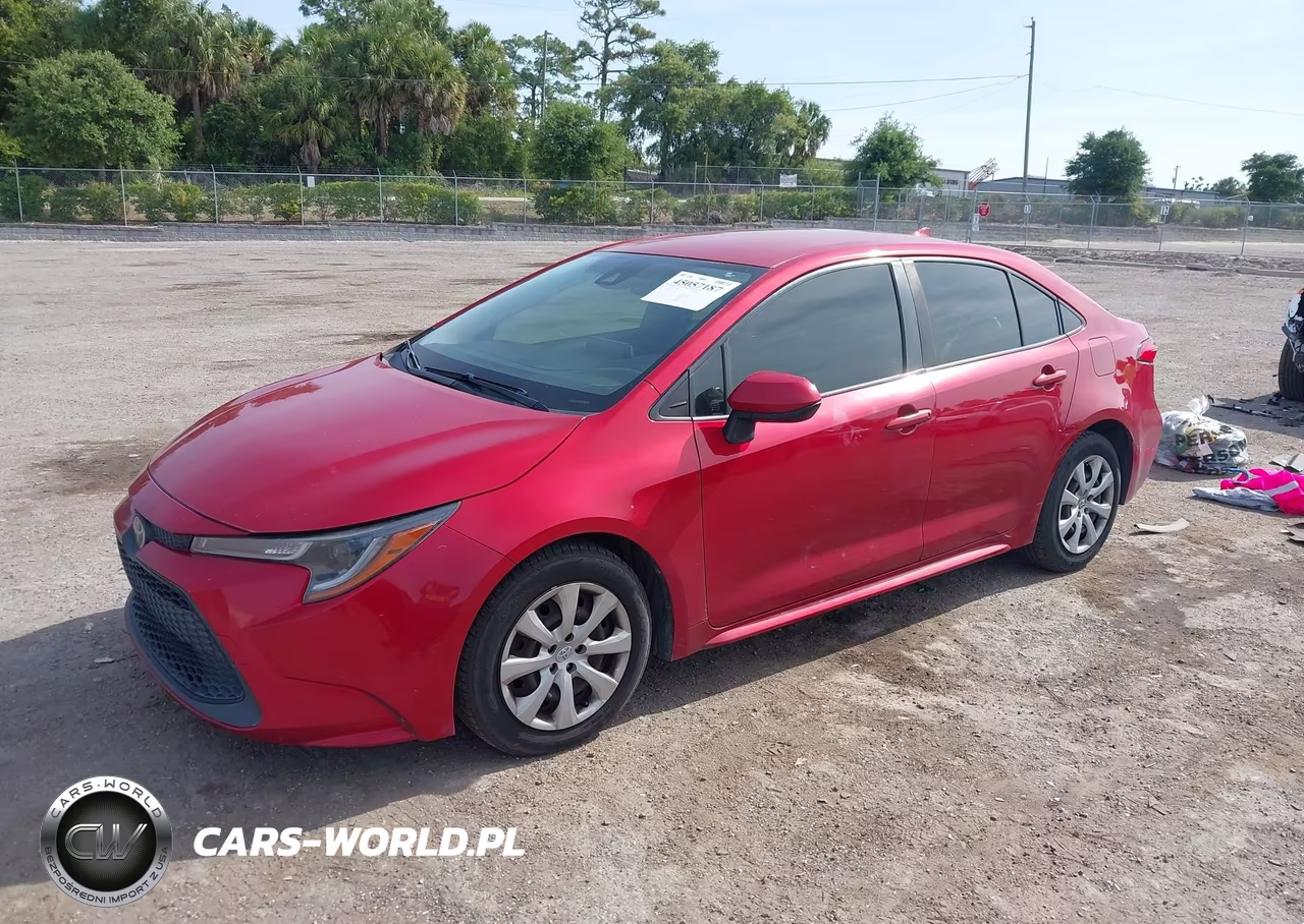 2020 Toyota Corolla Le VIN:JTDEPRAE1LJ093349 - 2