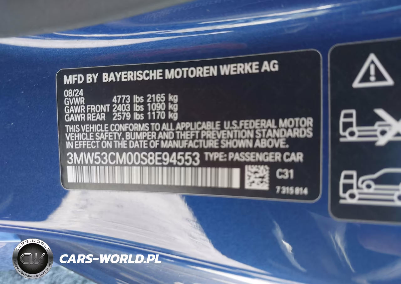2025 BMW M240 I xDrive VIN:3MW53CM00S8E94553 - 9