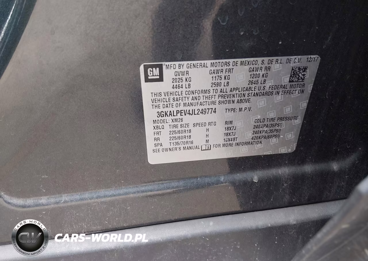 2018 GMC Terrain Slt VIN:3GKALPEV4JL249774 - 9