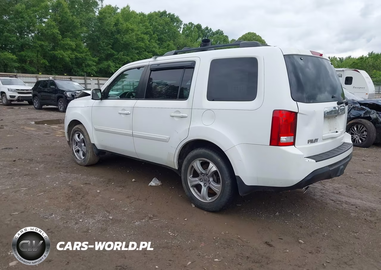 2012 Honda Pilot Ex-L VIN:5FNYF4H56CB046737 - 3