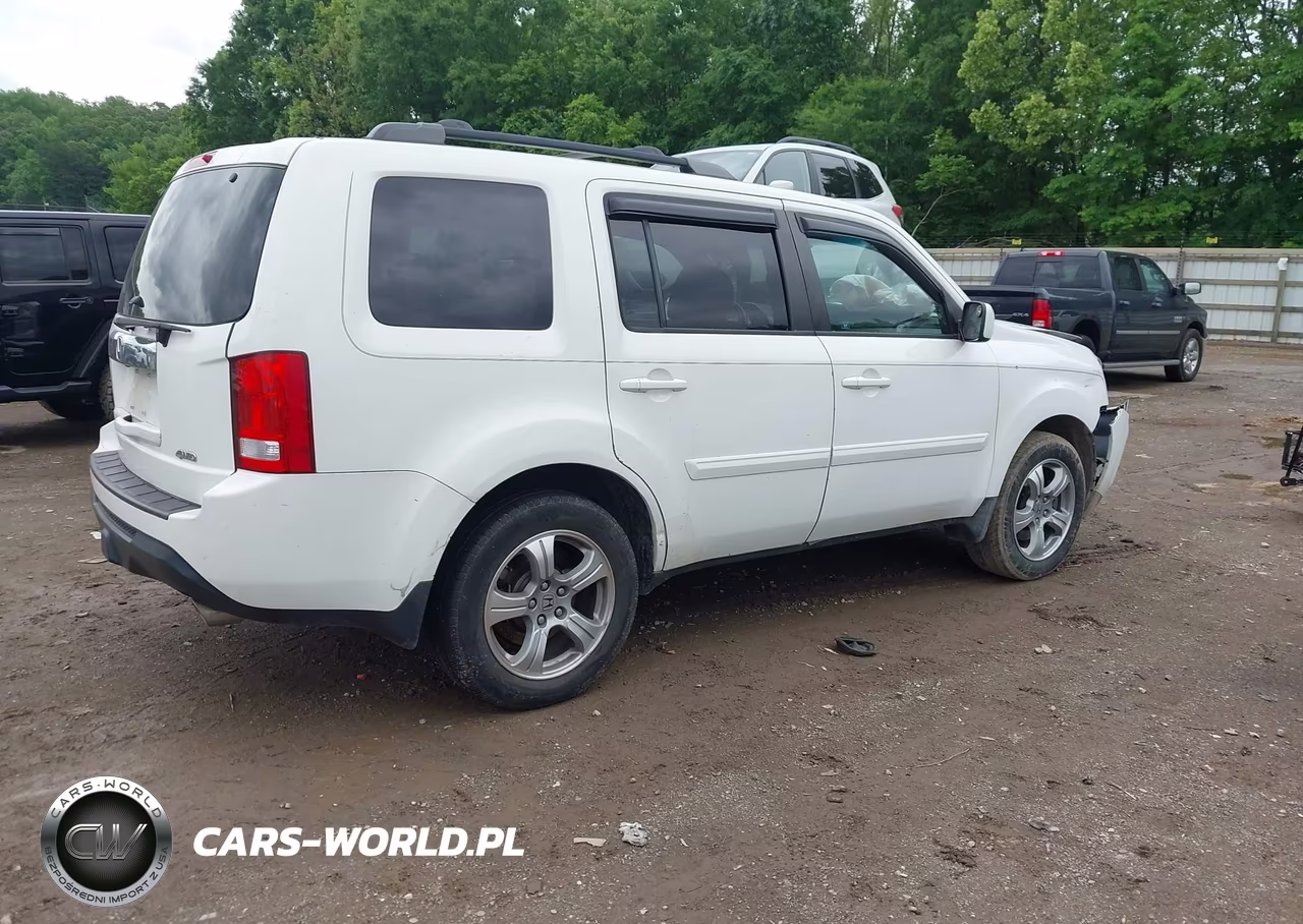 2012 Honda Pilot Ex-L VIN:5FNYF4H56CB046737 - 4