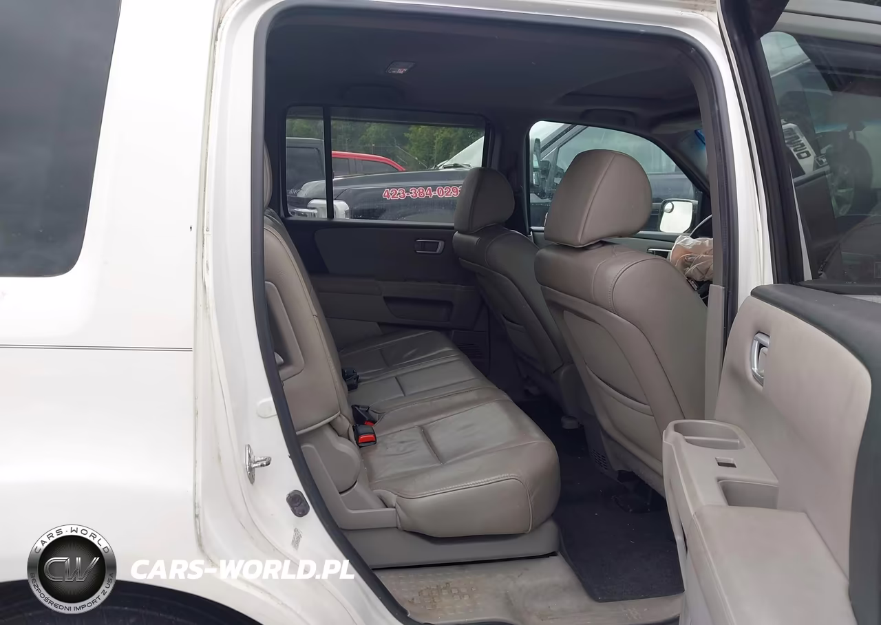 2012 Honda Pilot Ex-L VIN:5FNYF4H56CB046737 - 8