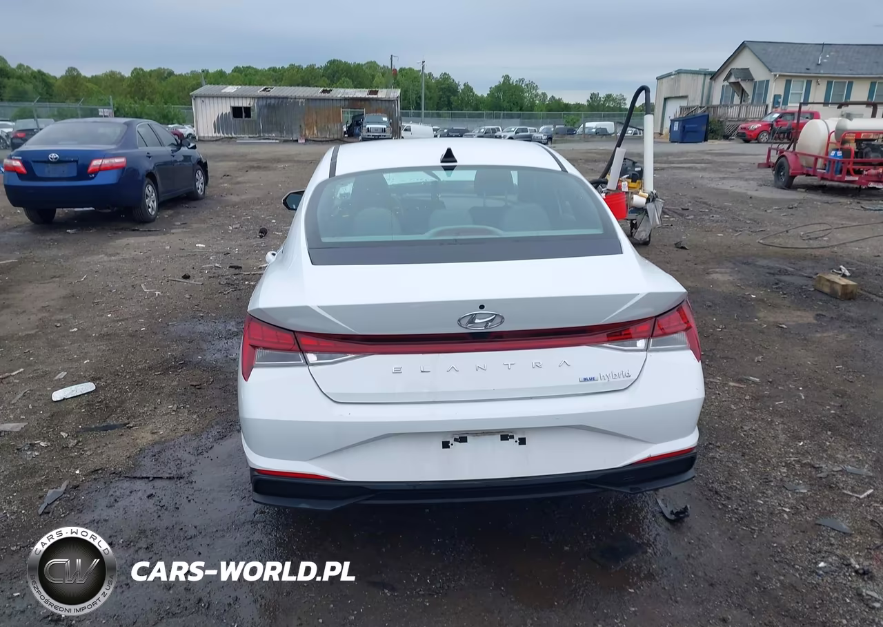 2023 Hyundai Elantra Hybrid Blue VIN:KMHLM4AJ6PU043126 - 17