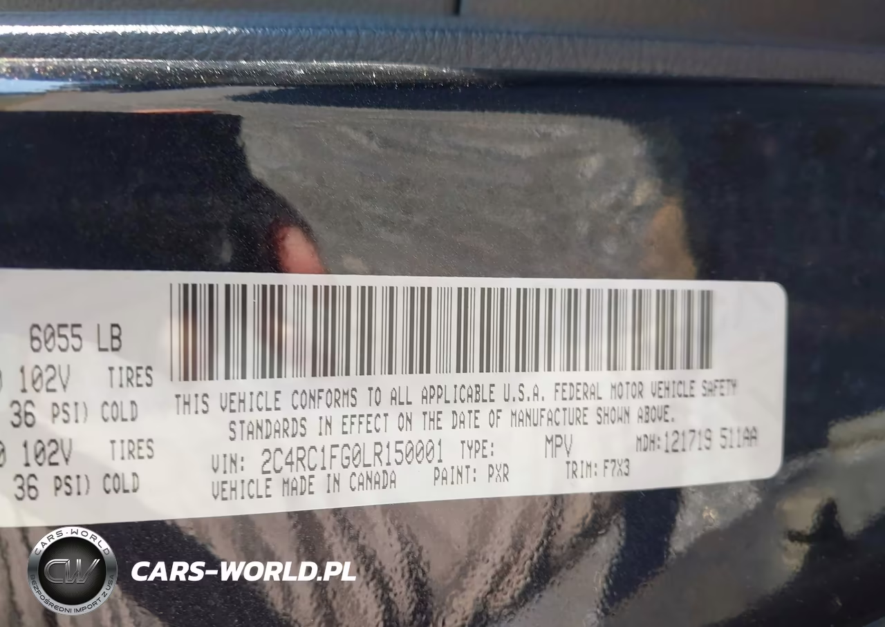 2020 Chrysler Pacifica Touring VIN:2C4RC1FG0LR150001 - 9
