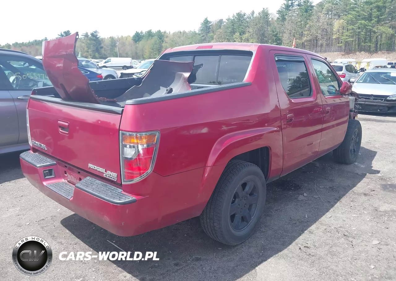2006 Honda Ridgeline Rts VIN:2HJYK16466H537565 - 4