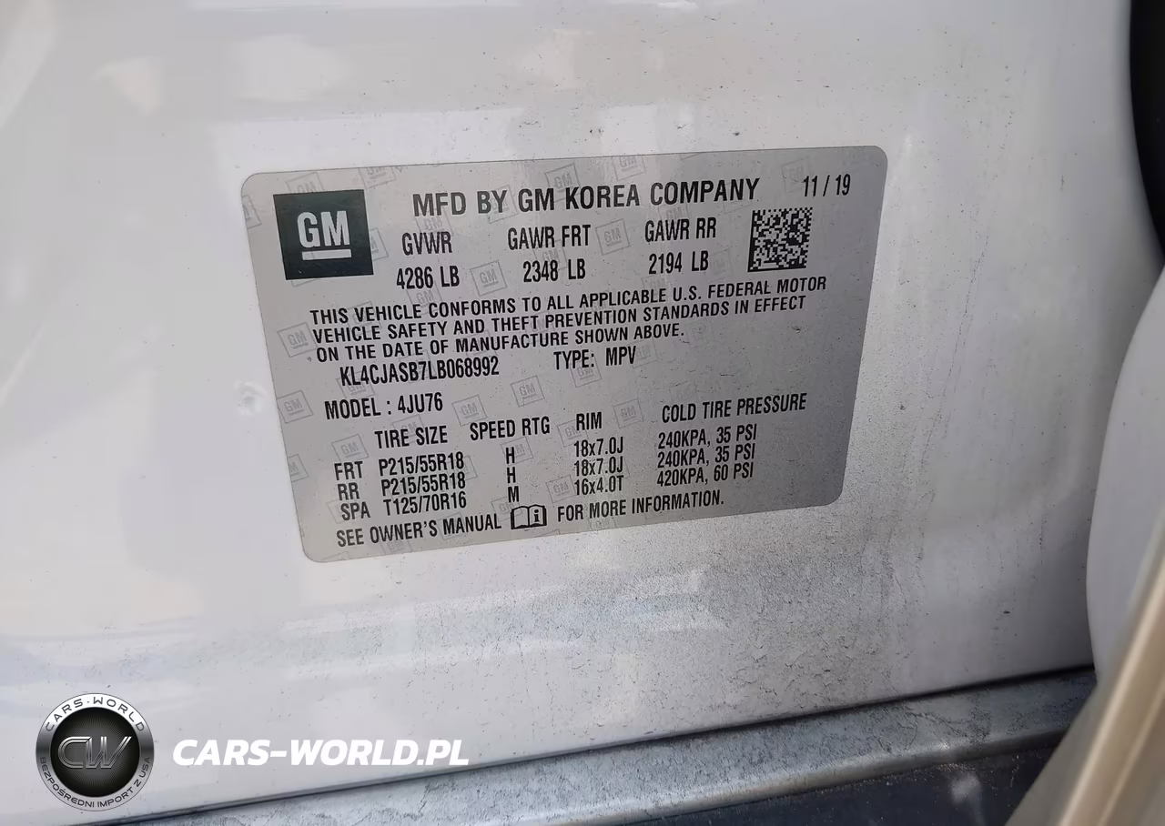 2020 Buick Encore Fwd Preferred VIN:KL4CJASB7LB068992 - 9