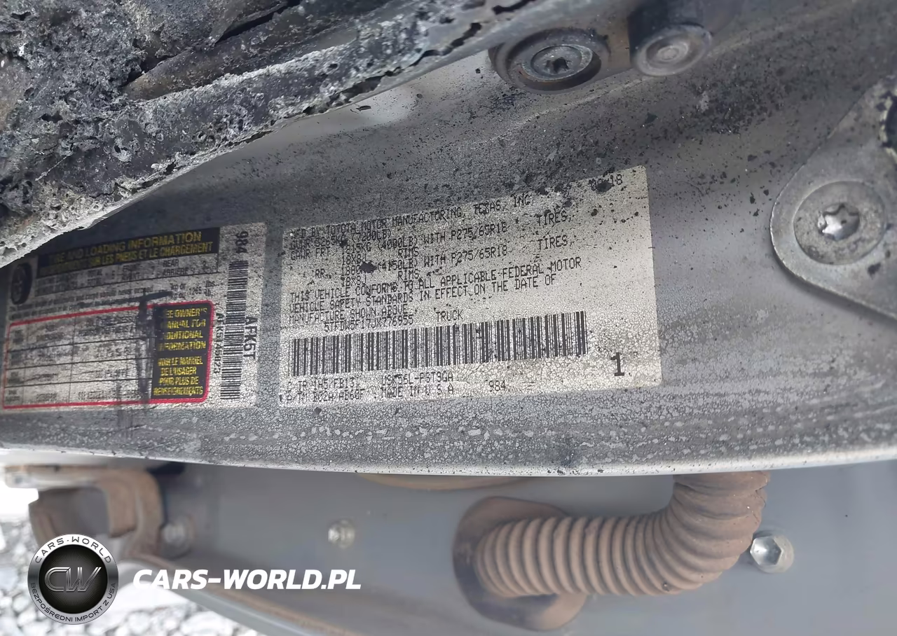 2018 Toyota Tundra Sr5 5.7L V8 VIN:5TFDW5F17JX776955 - 9