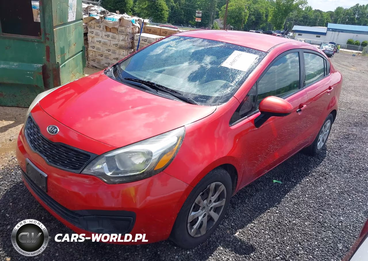 2012 Kia Rio Lx VIN:KNADM4A32C6076680 - 2
