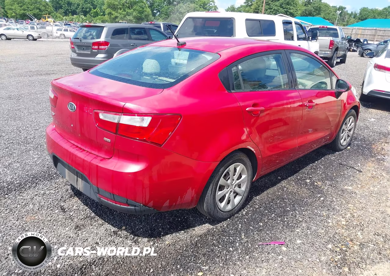 2012 Kia Rio Lx VIN:KNADM4A32C6076680 - 4