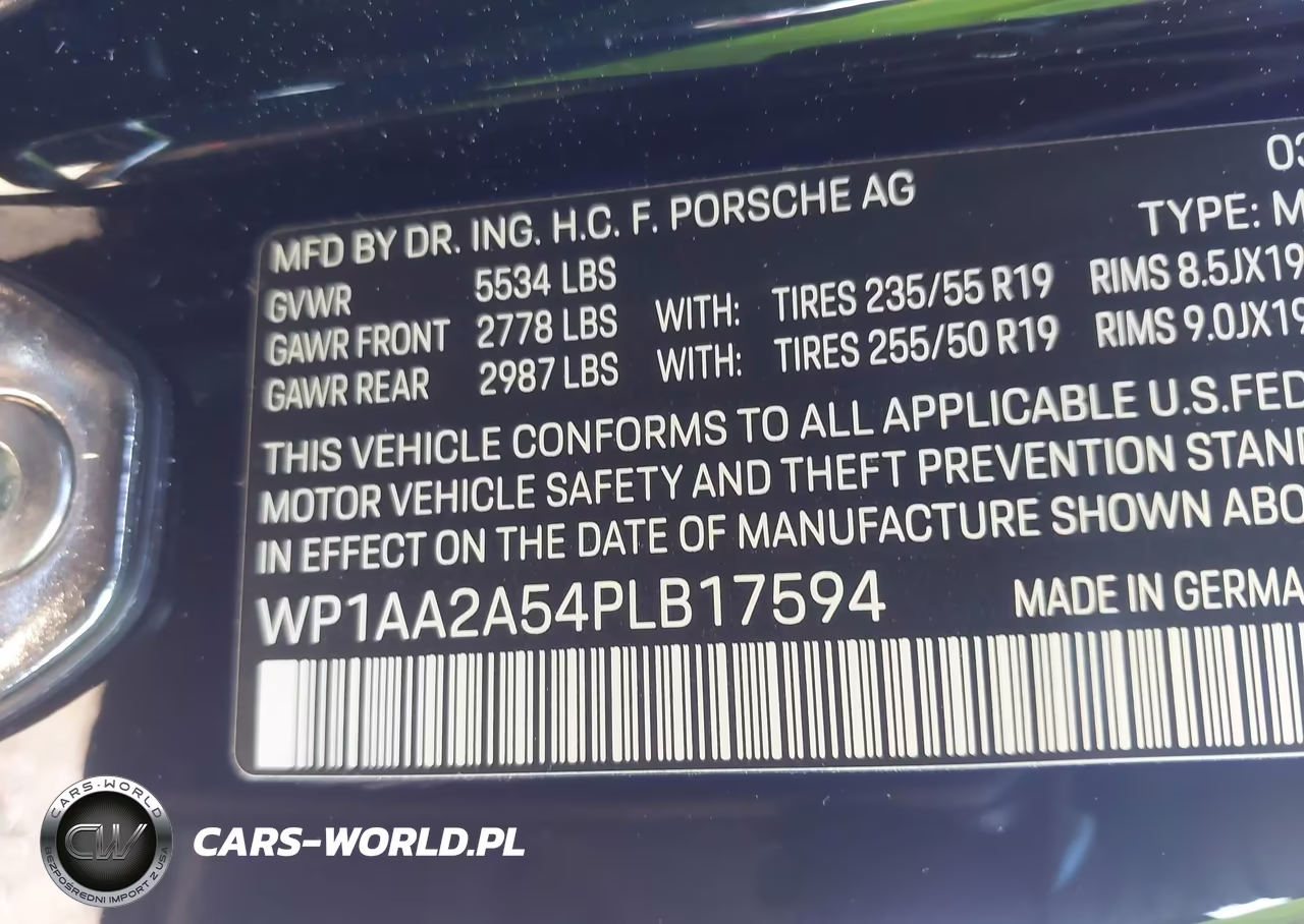 2023 Porsche Macan T VIN:WP1AA2A54PLB17594 - 9