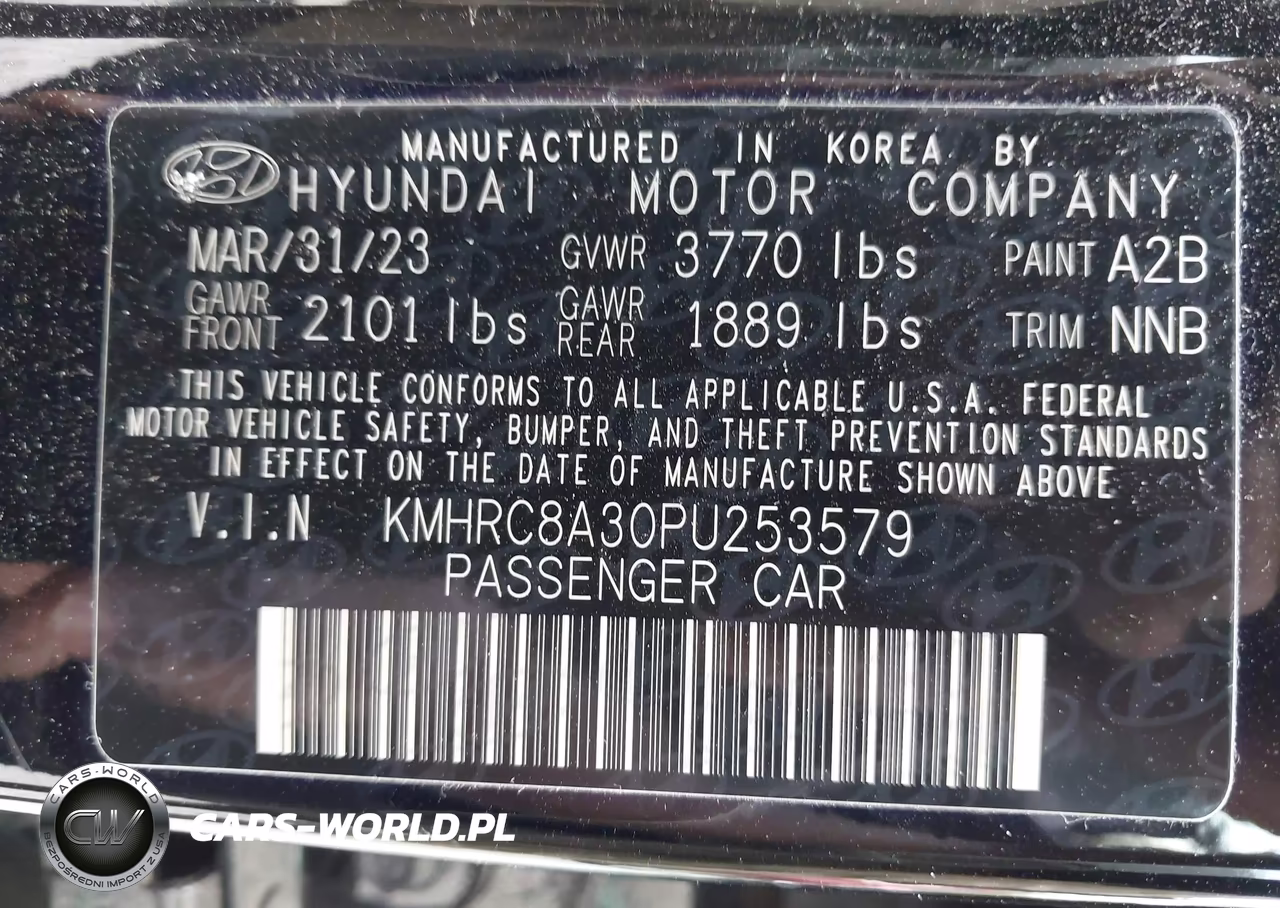2023 Hyundai Venue Sel VIN:KMHRC8A30PU253579 - 9