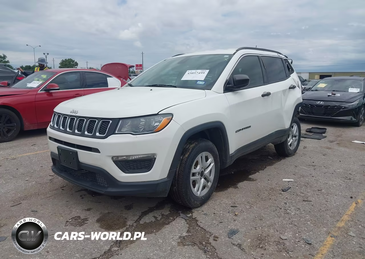 2020 Jeep Compass Sport Fwd VIN:3C4NJCAB5LT121375 - 2