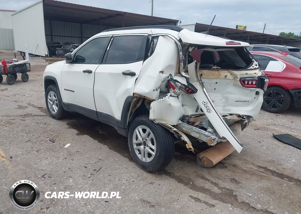 2020 Jeep Compass Sport Fwd VIN:3C4NJCAB5LT121375 - 3
