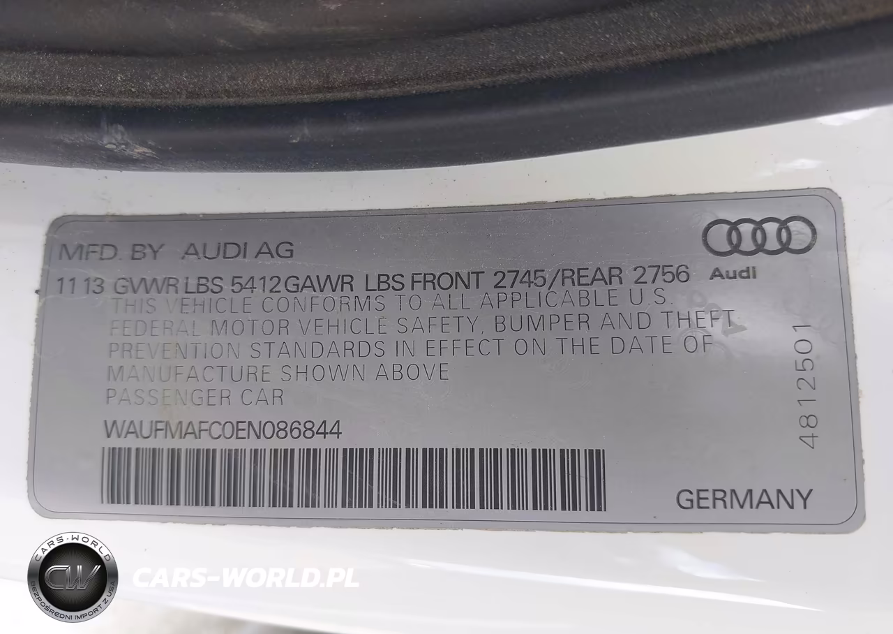2014 Audi A6 3.0 Tdi Premium Plus VIN:WAUFMAFC0EN086844 - 9