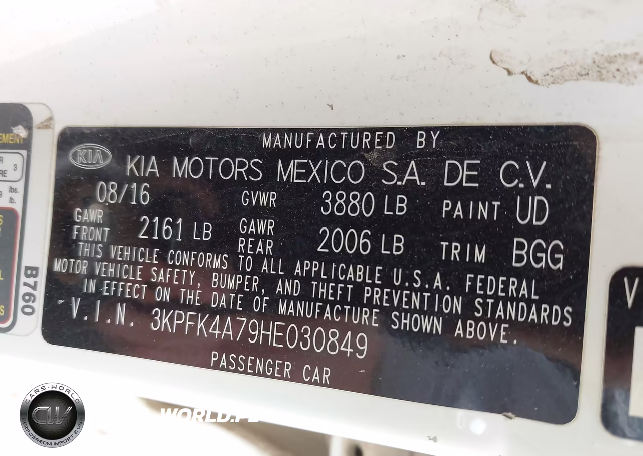 2017 Kia Forte Lx VIN:3KPFK4A79HE030849 - 9