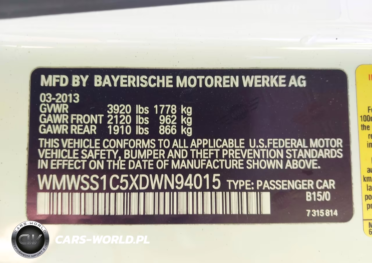2013 Mini Paceman Cooper VIN:WMWSS1C5XDWN94015 - 9