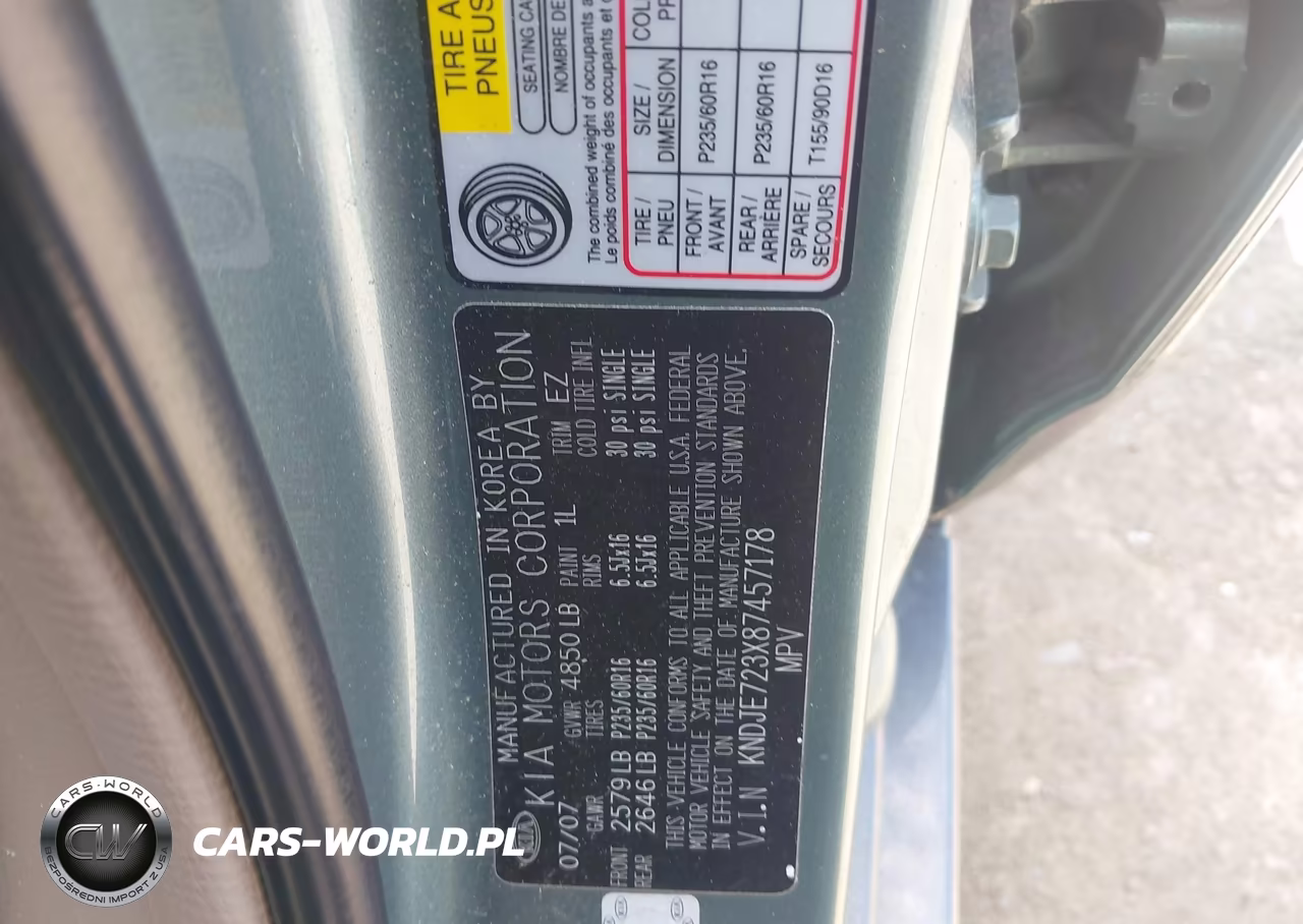 2008 Kia Sportage Ex V6 VIN:KNDJE723X87457178 - 9