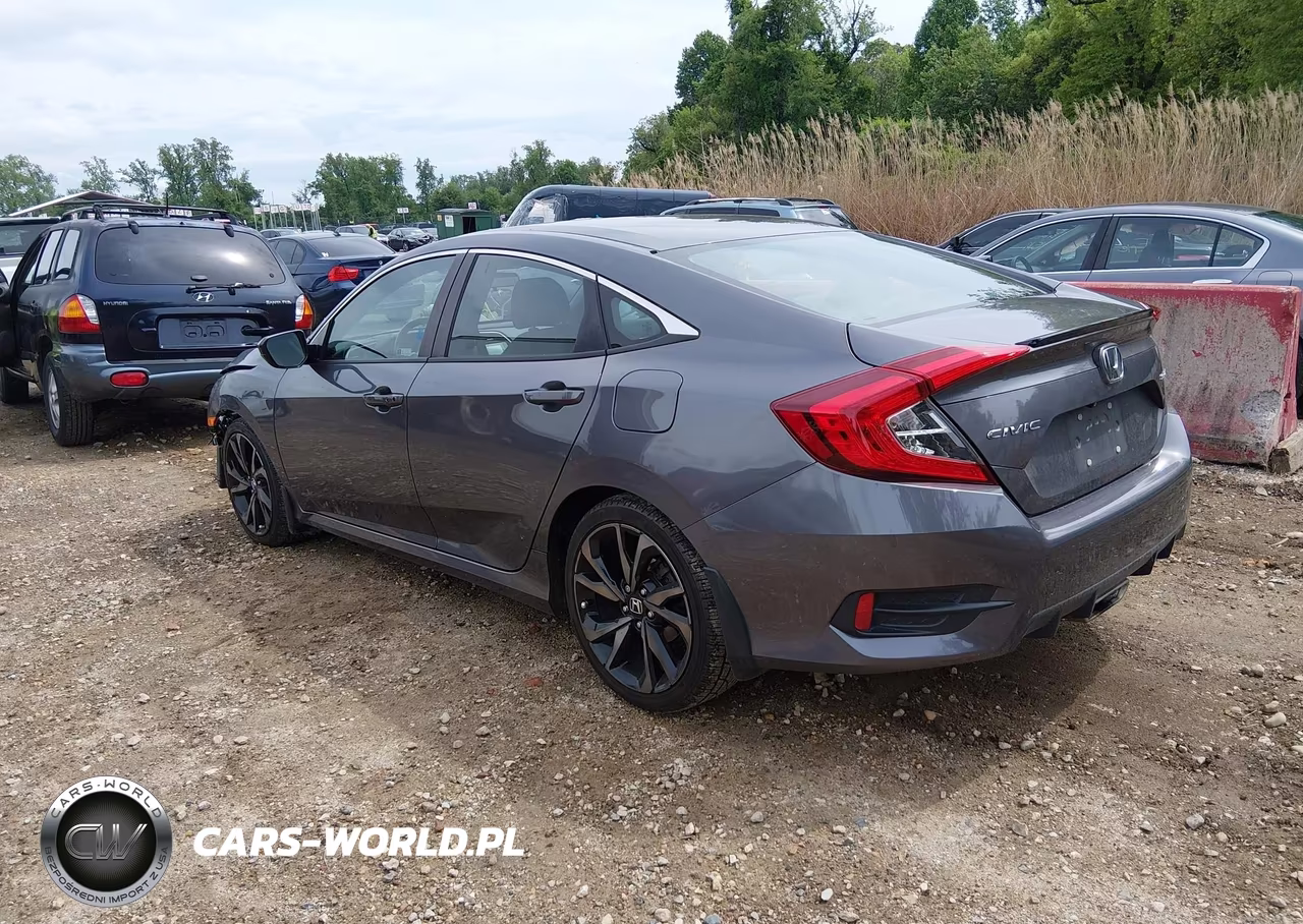 2019 Honda Civic Sport VIN:2HGFC2F86KH526823 - 3