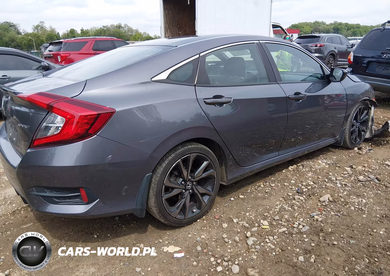 2019 Honda Civic Sport VIN:2HGFC2F86KH526823 - 4