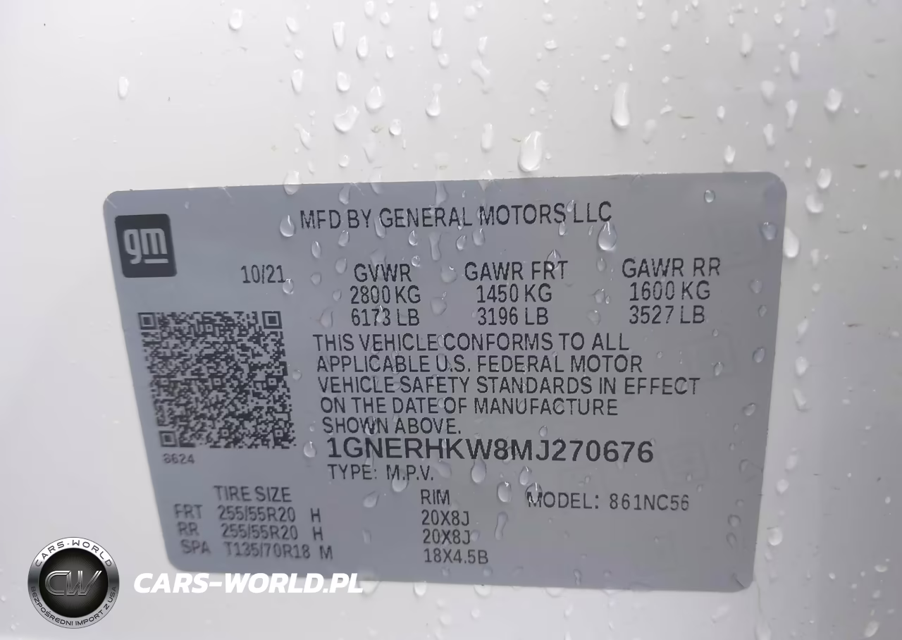 2021 Chevrolet Traverse Fwd Lt Leather VIN:1GNERHKW8MJ270676 - 9