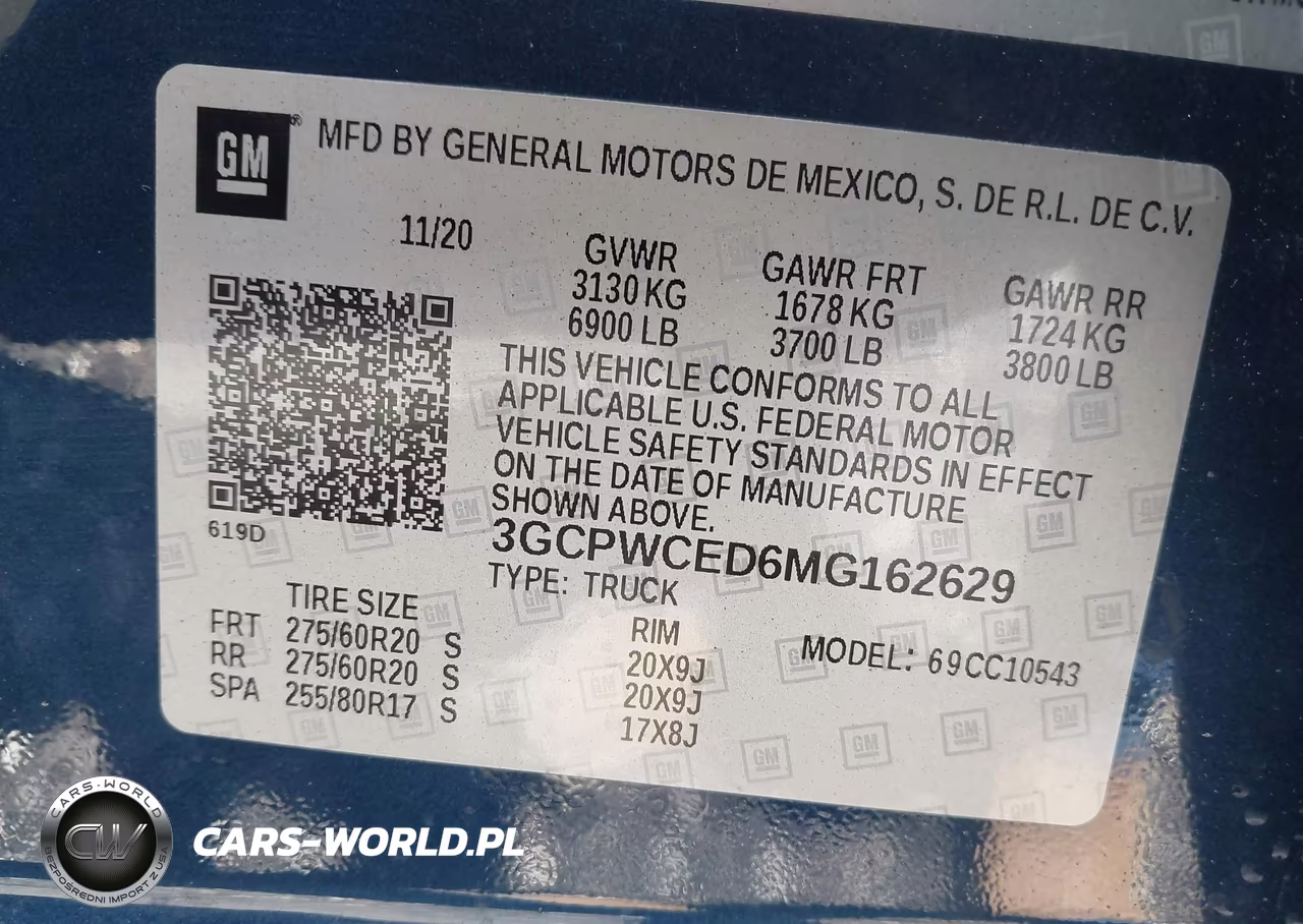 2021 Chevrolet Silverado 1500 2Wd Short Bed Lt VIN:3GCPWCED6MG162629 - 9