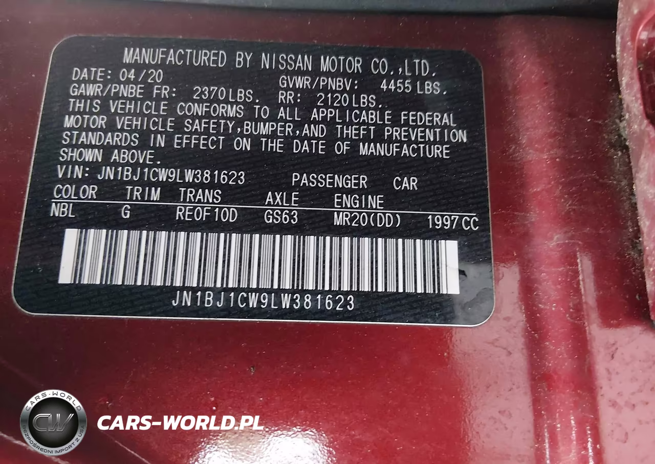 2020 Nissan Rogue Sport Sv Awd Xtronic Cvt VIN:JN1BJ1CW9LW381623 - 9