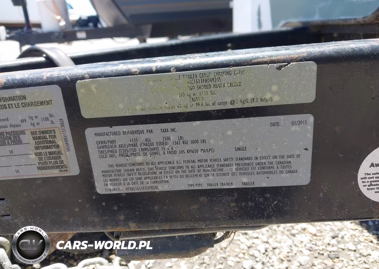 2015 Taxa Cricket VIN:4T9AC1511FH049245 - 9