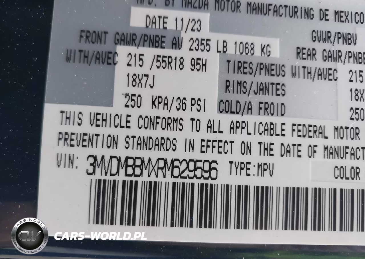 2024 Mazda Cx-30 2.5 S Select Sport VIN:3MVDMBBMXRM629596 - 9