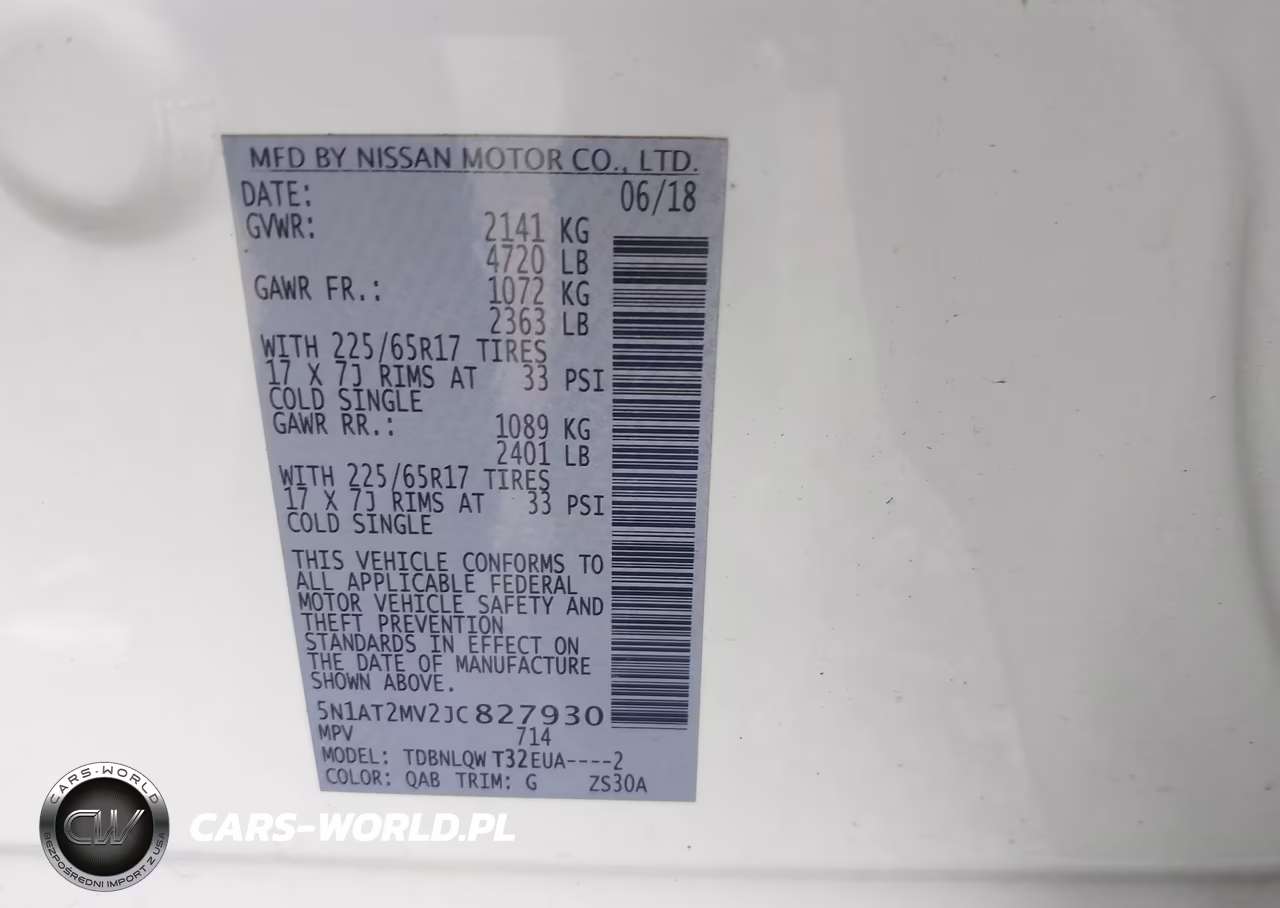 2018 Nissan Rogue Sv VIN:5N1AT2MV2JC827930 - 9